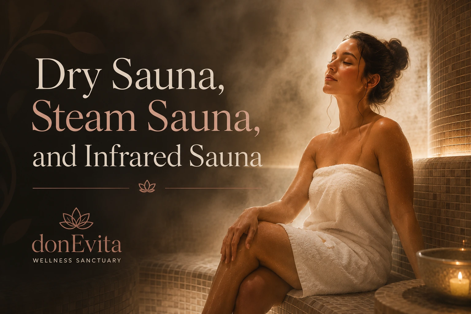 Dry Sauna, Steam Sauna, and Infrared Sauna: What’s the Difference?