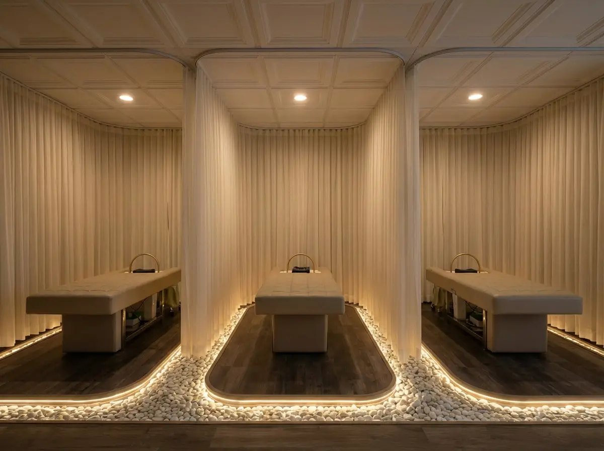 donEvita private halo ritual room with multiple treatment spaces